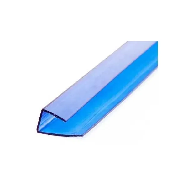 Торцевий профіль Terner Plast UP 10 мм-2,1 м синій, для