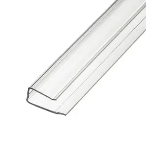 Торцевой профиль прозрачный для поликарбоната Terner Plast 2100