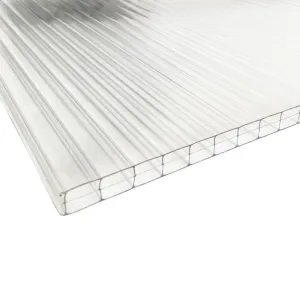 Сотовый поликарбонат Arla Plast Elite 2100 х 3000 мм толщина 6 мм, прозрачный UV 1 (п.в. 1,3 кг/м.кв.)